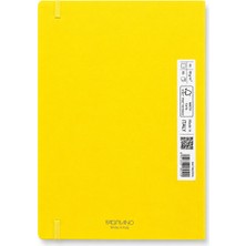 Fabriano Quaderno Notebook A5 80 Yaprak Noktalı Elastik Bantlı, Jel - Limone