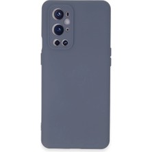 Mossem One Plus 9 Pro Kılıf Nano Içi Kadife Silikon - Gri