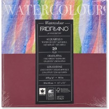 Fabriano Studio Sulu Boya Bloğu 20 Yaprak, Ince Taneli 30X30CM