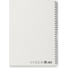 Fabriano Quaderno 'bio Spiralato' A4 70 Astarlı Spiralli, Microperf. - Blu