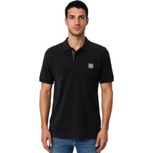 Ar-ma Erkek Polo Yaka Tişört Baskisiz Basic Regular Fit Çift Toplama Penye Pike Y31374358002