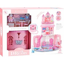 Bay Dreamy Mini Tavşan 6628 Taşınabilir Şato Ev Seti 3+