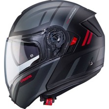 Caberg Levo x Manta Mat Black Antrasıt Red