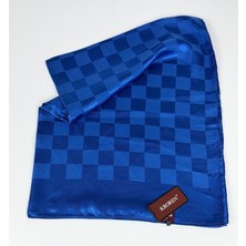 Kroren Krep Jakarlı  Dama Desen Şal - 70 x 190 - 7379-159