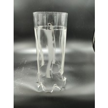 Kuğulu Avize Silindir Avize Camı.yanlarından 3.adet Delikli.şeffaf-Mat Renkte (Çapı:10.00 Cm-H:26.00 Cm)