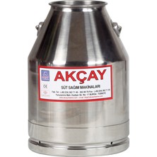 Akçay Süt Sağım Makineleri 30 Lt Krom Güğüm
