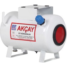 Akçay Süt Sağım Makineleri Vakum Kazanı Yağlı Malzemeli (Elektrostatik Boyalı)