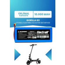 Electroll Gorilla G3 Uyumlu Batarya (Standart Kapasite) 60V 10.000MAH Elektrikli Scooter Bataryası