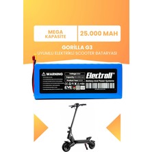 Electroll Gorilla G3 Uyumlu Batarya (Mega Kapasite) 60V 25.000MAH Elektrikli Scooter Bataryası