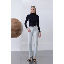 Elvince Butik Drapeli Bluz