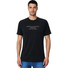 Ar-ma Erkek Bisiklet Yaka Tişört Resim Baskili Regular Fit Penye Full Süprem Y31344473902