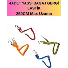 Empressco Kl Home 250CM UZAYAN-4ADET Demir Kancalı Yassı Bagaj Gergi Lastik-(Kapalı Hali 85-90CM) - Fiyatı, Yorumları