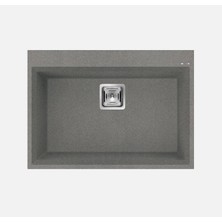 Elleci - Karisma Eviye 120 70*50 Üstten Yerleştirme Titanyum 73 Con Troppo Outlet - LMK12073BTP-