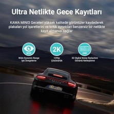 Vuralsin38 Mini 3 2k 1296P Wdr 135° Geniş Açı Lens Araç Kamerası