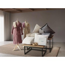 Doqu Home Evlilik Paket Silver Pudra Çeyiz Seti Nevresim Bornoz Seti