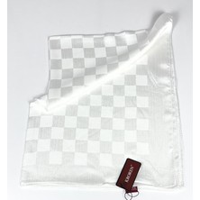 Kroren Krep Jakarlı  Dama Desen Şal - 70 x 190  - 7379-69
