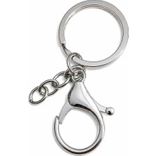 Major Hobi Papağan Anahtarlık Halkası Nikel 30 mm Charm ve Takı Aparatı - 100 Adet