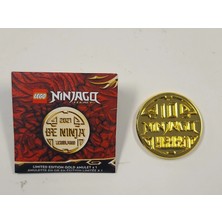 Ninjago: Souvenir - Legoland Ninjago 10 Years Pattern - Ninjago Mirası Altın Kaplama ​​para Tılsımı Sınırlı Üretim 10.yıl Legoland