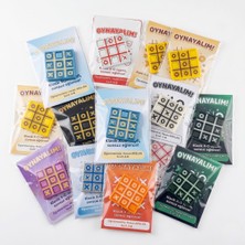 Atatuğ 3D Xox Oyunu Karışık 10'lu Paket Kişiye Özel Isimli Kartlı Mini Tic Tac Toe Okul Karne Sınıf Hediyesi