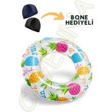Empressco Çayenne Deniz Simidi, 3-6 Yaş, 51 Cm, Bonek Hediyeli, Güvenli ve Eğlenceli