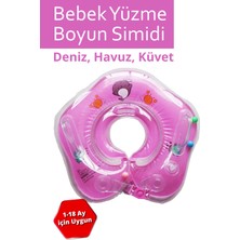 Empressco Pembe Bebek Yüzme Boyun Simidi, Güvenli ve Konforlu Deneyim