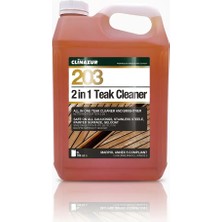 Clin Azur Clinazur 203 - 5 Lt 2'si 1 Arada Tik Temizleyici ve Parlatıcı - Teknenizde Profesyonel Tik Bakımı: Tek Geçişte Ilk Günkü Parlaklık!