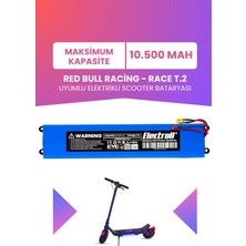 Electroll Red Bull Racing - Race T.2 Uyumlu Batarya (Maksimum Kapasite) 36V 10.500MAH Elektrikli Scooter Bataryası