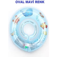 Empressco Mavi Bebek Boyun Simidi, Emniyet Kilitli, Güvenli ve Konforlu Kullanım