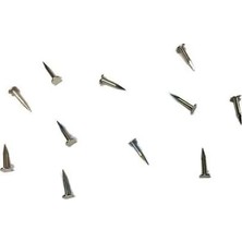 Klips, Menteşe, Ayağı Çivisi  7mm Çelik - Nikel 100GR