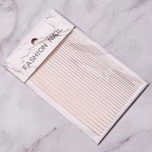 Aba Nails Rose Gold Şerit Tırnak Sticker Şerit Tırnak Etiketi Nail Art