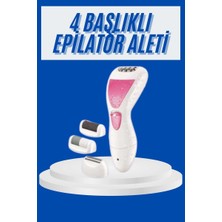 Profesyonel 4in1 Çok Amaçlı Epilasyon Aleti Şarjlı Pratik Taşınabilir