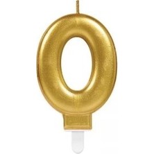 0 Rakam Mum Gold Renk