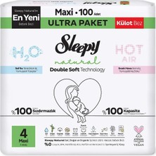 Sleepy Natural Double Soft Külot Bez Ultra Paket 4 Beden 100 Adet