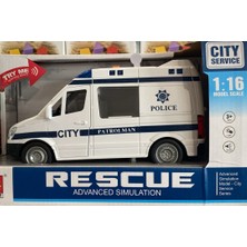 Canda WY590B Işıklı ve Sesli Kapıları Açılan Polis Arabası