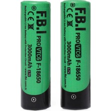 Vtc6 18650 3.7V 3000MAH 30A Li-Ion Şarjlı Pil + Pil Taşıma Kutusu 2'li Set