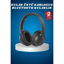 Kulak Üstü Kablosuz Bluetooth Kulaklık Yüksek Ses Kaliteli Anc Özelliği
