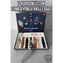 Akıllı Saat 7 Kordonlu Yeni Nesil Arama Cevaplayan Çok Fonksiyonlu