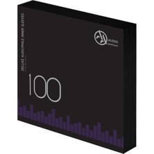 SoundBox Inner Sleeves - 100X 12" Deluxe Audıophıle Antıstatıc Inner Sleeves Black - 80 Gram - Made In Germany
