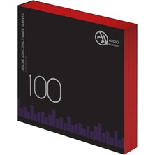 SoundBox Inner Sleeves - 100X 12" Deluxe Audıophıle Antıstatıc Inner Sleeves Red - 80 Gram - Made In Germany