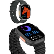 Ultra Akıllı Saat 49 mm Çift Kordonlu Arama Cevaplama Bluetooth Bağlantılı