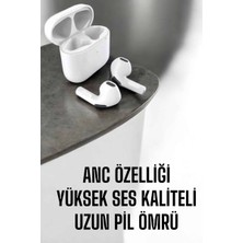 Yeni Nesil Pro Bluetooth Kulaklık Uzun Pil Ömrü Beyaz