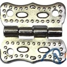 Defne Store Papatya Menteşe - Küçük 20X20 Mm, Nikel, 100 Adet
