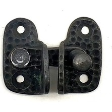 Antika Tarz Dekoratif Pirinç Mini Kapak Mandalı - 40X45 Mm, Oksit