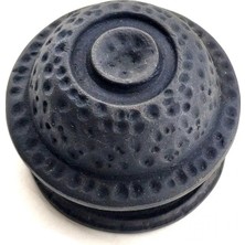 Antika Tarz Dekoratif Pirinç Gözlü Kapı Tokmağı - 78MM Çap, Oksit