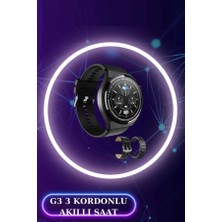 Akıllı Saat ve Kulaklık Seti Dokunmatik Ekran 5.0 Bluetooth Bağlantılı Sesli Görüşme