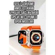 Akıllı Saat Nfc ve Gps Uyumlu Uyku ve Sağlık Takibi Sesli Görüşme