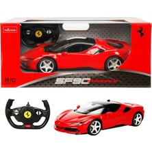 Sunman 1:14 Ferrari SF90 Stradale Işıklı Uzaktan Kumandalı Araba S01097300