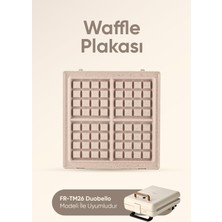 Fressi FR-TM26 Duobello Çıkarılabilir FR-TM26 Duobello Çıkarılabilir Waffle Plakası (Sadece Plaka)