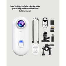 Şarj Edilebilir Uzun Ömürlü Mini Spor Kamera Full Hd