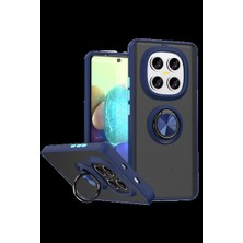 Xiaomi Redmi Note 15 Pro 5g Montreal Yüzüklü Silikon Kapak - Lacivert